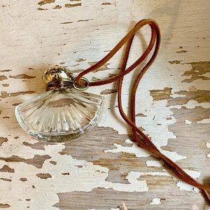 Upcycled vintage perfume bottle necklace